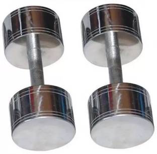 Raider Pair of 2 kg x 2 Steel Dumbbells Fixed Weight Dumbbell