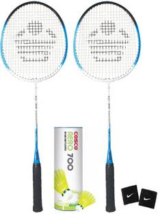 COSCO CB-85 Badminton Racquet With Aero 700 "6 Shuttle", 2 Wrist Band Badminton Kit