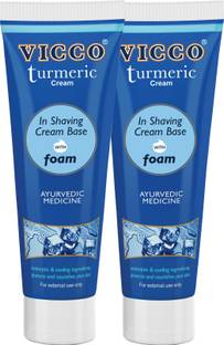 VICCO Shaving Cream Without Sandalwood Oil(Turmeric Cream In Shaving Cream Base with Foam)