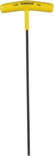 BONDHUS 15308 9/64" Hex T-Handle 9" Length Allen Key Set