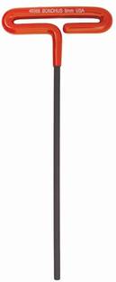 BONDHUS 46568 6mm Loop Hex T-Handle Cushion Grip 9" Allen Key Set