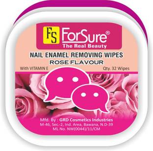ForSure Rose Flavour Nail Polish Removing Wipes