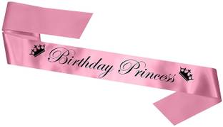 Skylofts Birthday Princess Sash for Girls Birthday Party Props