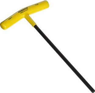 BONDHUS 15311 7/32" Hex T-Handle 9" Length Allen Key Set