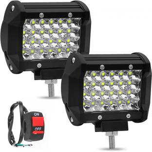 SONSOU Universal Fitting 24 LED Bar Spot Beam Off Road Driving Fog Lamp (72 W, White) -Set of 2 Car Fancy Lights