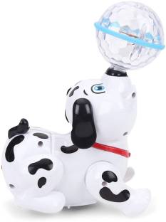 NGEL Cute Dancing Dog Toy with Reflected 3D Lights & Wonderful Music for Kids, Battery operated