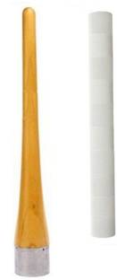 Raider Pack of 1 Cricket Bat Grip + One Wooden Cricket Bat Grip Cone (Gripper)
