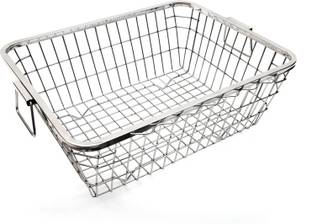 COCONUT Dish Drainer Kitchen Rack Steel Square Utensil Draining Basket - BIG - (56 x 43 x 18) 1 Pc