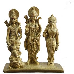 JRG Ramparivar Gold Antique Finish Idol Statue Decorative Showpiece  -  20 cm
