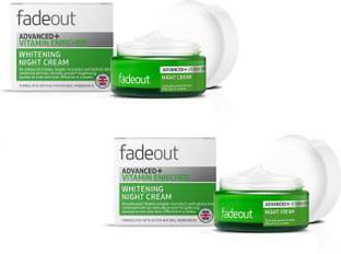 Fadeout Advanced+ Vitamin Enriched Whitening Night Cream 50ml Pack Of 2
