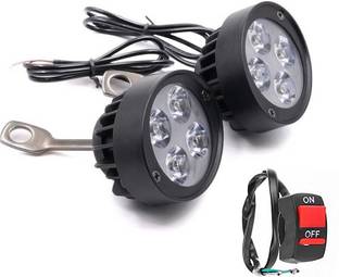 Auto Hub Mirror 5 LED Light Fog Lamp Motorbike LED (12 V, 12 W)