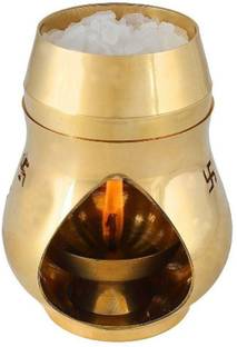 Wacky Brass Aroma Incense Burner , Camphor Lamp , Aroma Lamp, Oil Burner, Oil Diffuser Brass Table Diya