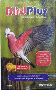 skyec 0639385372800, Bird plus multivitamins for all birds , for health growth , full feathering & brilliant colour Pet Health Supplements