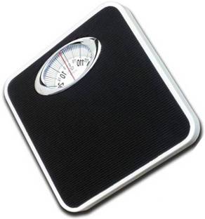 Rorian 9815 Black Analog Weight Machine For Human Capacity 120Kg Mechanical Manual Analog Weighing Scale