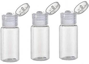 DIY Crafts Clear Empty Plastic Sample Flip Cap Bottle (pack of 12) 30 ml Bottle