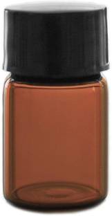 DIY Crafts 5ml Mini Amber Glass Bottles with Orifice Reducer and Cap(Pack of 12 pc) 5 ml Bottle