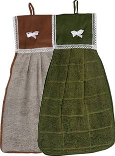 KUBER INDUSTRIES Cotton 2 Pieces Washbasin Napkin Towel Set (Multi)-CTKTC3848 Multicolor Cloth Napkins