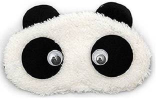 AweStuffs Rolling Eyes Panda Sleeping Nap Eye Shade Cartoon Blindfold Sleep Eyes Cover Travel Rest Patch Sleep Plush Mask Eye Shade