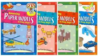 Amazing Paper Models Set Of 4 Books