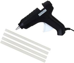CRAFTYGUN HOT GLUE GUN FD-40W (BLACK) (40W) (11MM) 4 HOT GLUE STICKS Standard Temperature Corded Glue Gun
