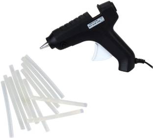 CRAFTYGUN HOT GLUE GUN FD-40W (BLACK) (40W) (11MM) 12 HOT GLUE STICKS Standard Temperature Corded Glue Gun