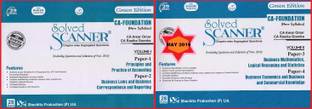 Suchita Prakashan's Solved Scanner CA Foundation Complete Combo
