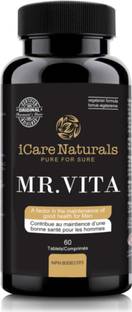 icare naturals Mr. Vita Multivitamin and Minerals for Men with vitamin K1-IMPORTED FROM CANADA