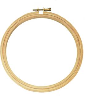 Embroiderymaterial 6 Inch Round Wooden Embroidery Hoop