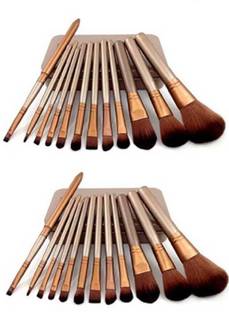 ShopiMoz Pack of 2 Make Up Brush Set