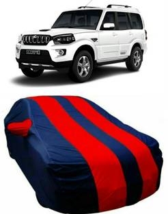 AUCTIMO Car Cover For Mahindra Scorpio (With Mirror Pockets)