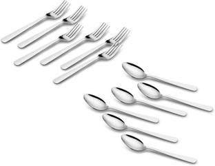 Shoppernation High Quality Stainless Steel Spoon Fork Cutlery Set Stainless Steel Cutlery Set
