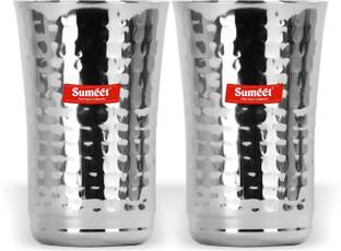 Sumeet (Pack of 2) MTLASSI2PC Glass Set Water/Juice Glass