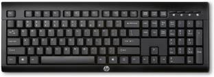 HP K2500 E5E77AA Wireless Standard Desktop Keyboard Compatible with Desktop, Laptop, Mac