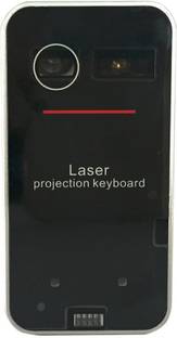 Tobo Mini Portable Virtual Laser Projection Keyboard and Mouse Keyboard TD-596KM Bluetooth, Wired USB, Wireless Standard Multi-device Keyboard Compatible with Desktop, Laptop, Mac