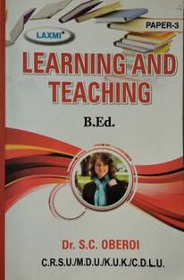 Learning And Teaching : B.ed. First Year Teaching Subject Book (English Medium)