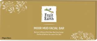 Fruit of the earth MOOR MUD FACIAL BAR- 4X24gm