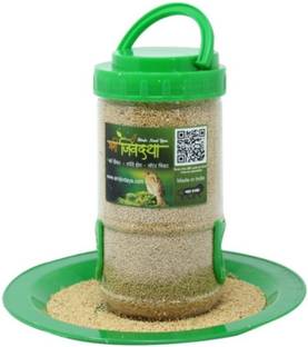 AMIJIVDAYA Small Bird Food Feeder with Holding Handle Pack of 1 Window Bird Feeder Bird Feeder