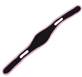 AlexVyan Pink and Black Free Regular Size Anti Aging Face Chin Cheek Slimming Mask V-Line Lifting Face Lift Bandage Strap  Face Shaping Mask