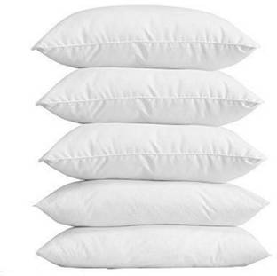 Changers Polyester Fibre Bed/Sleeping Pillow Pack of 5 Solid