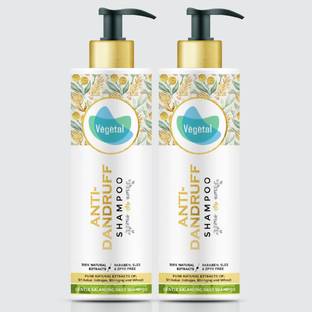 VEGETAL Anti Dandruff Shampoo Pack of 2