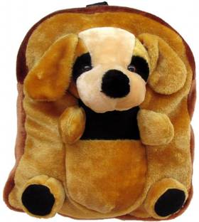 Tickles Puppy brown bag full B049 School Bag