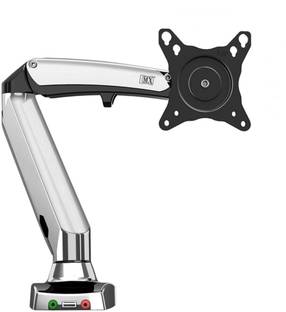 MX 22-35 inches Single Arm Gas Strut Flexi-Mount Desktop LCD/LED TV Stand - VESA - 75x75 to 100x100mm Full Motion TV Mount
