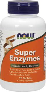 Now Foods SUPER ENZYMES, 90 TABLETS