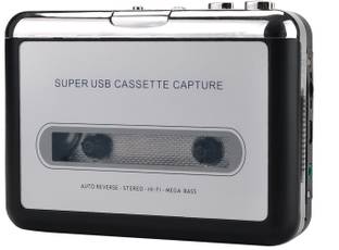 microware USB Cassette capture USB Cassette-to-MP3 Converter Capture, Audio Super USB Portable Cassette/ Tape to PC MP3 Switcher Converter with Earphone MP3 Player MP3 Player