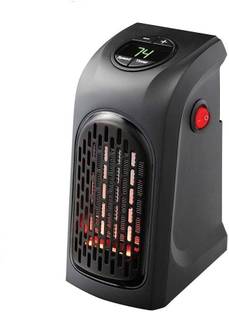 WDS Warm Air Blower Mini Electric Portable Handy Heater Fan Room Heater (Black) Fan Room Heater