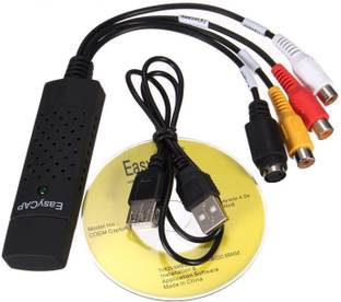 AlexVyan  TV-out Cable Original USB 2.0 Easycap Dc60 Tv DVD VHS Video Adapter Capture Card Audio Av Capture Support Windows Xp/7/Vista 32 Video And Audio Capturing Device directly from TV