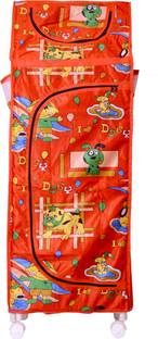 NOTUM Multipurpose 5 Shelve Polyester Collapsible Wardrobe