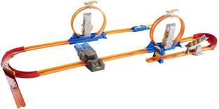 HOT WHEELS TRACK BUILDER TOTAL TURBO TAKEOVER Track Set