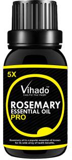 Vihado Pure Rosemary Essential Oil - Rosmarinus Officinalis - 10 ml (Pack of 1) Hair Oil