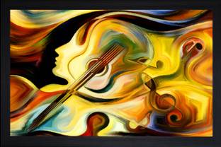 सैफ Abstract painting स्याही 20 inch x 14 inch पेंटिंग